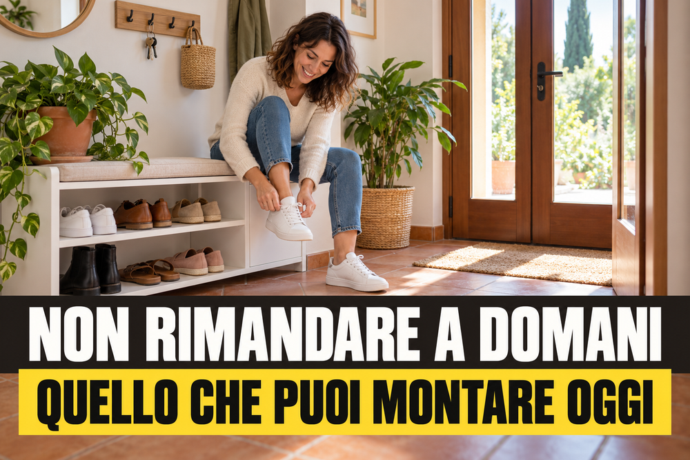 Non rimandare a domani quello che puoi montare oggi