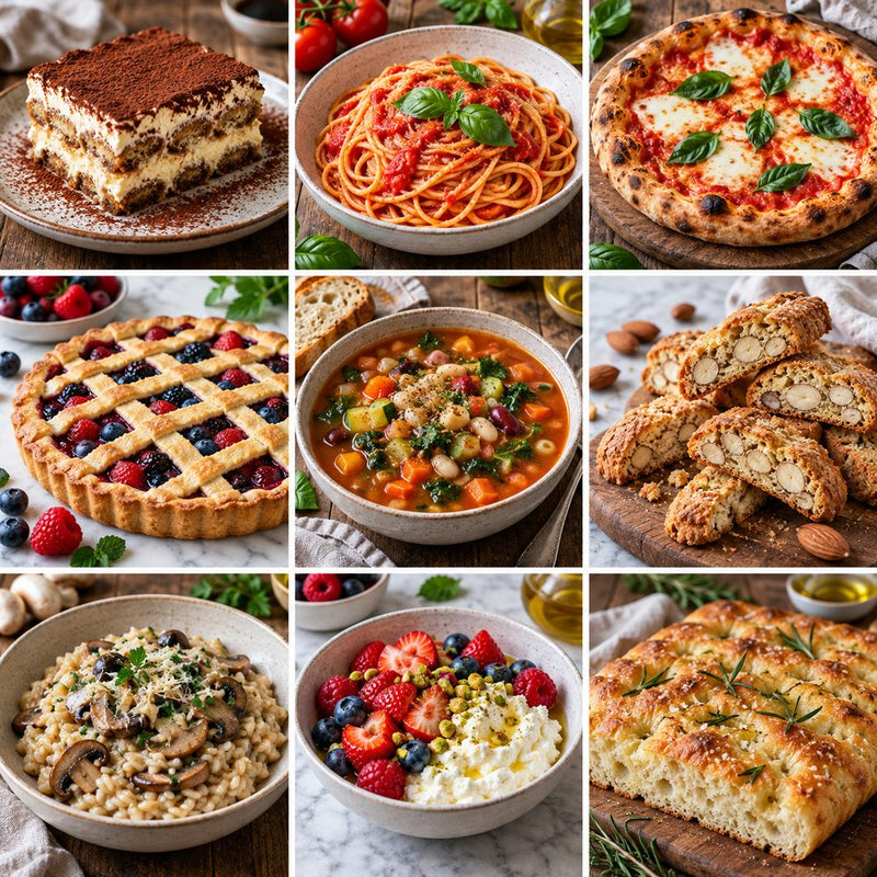 Piatti italiani senza zucchero