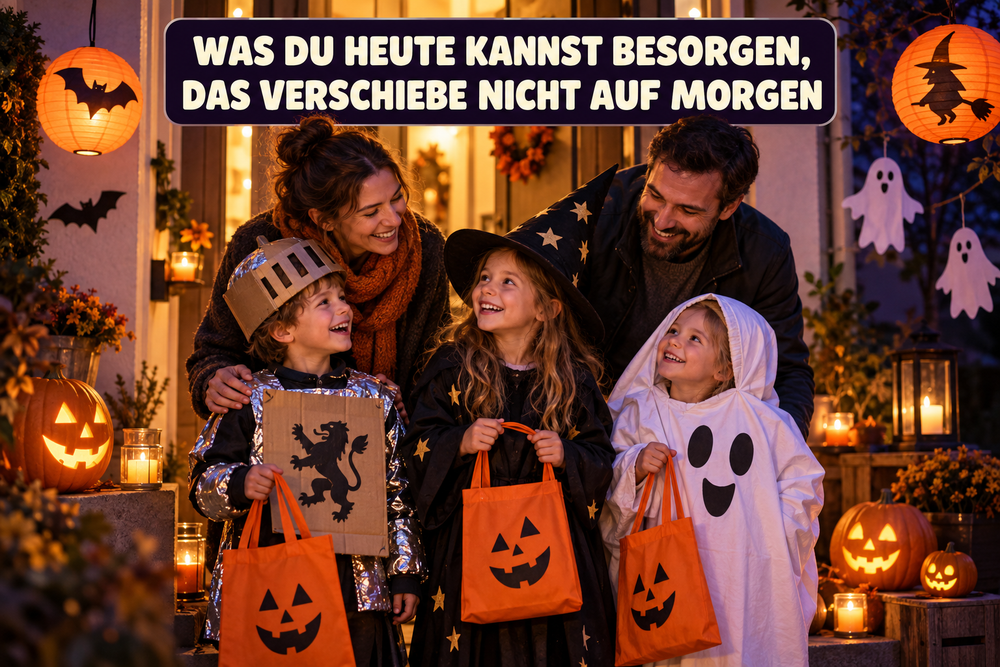 Was du heute kannst besorgen