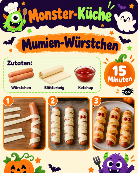 Rezept Mumien-Würstchen